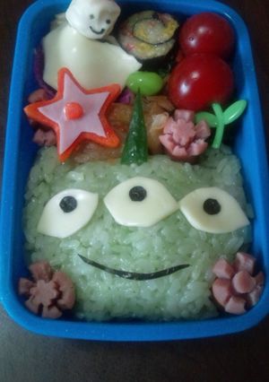 キャラ弁☆リトルグリーンメン-レシピのメイン写真