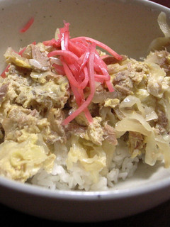 簡単!キャベツナ玉丼-レシピのメイン写真