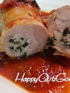鶏肉ロールのトマトソース煮込み☆-レシピのメイン写真