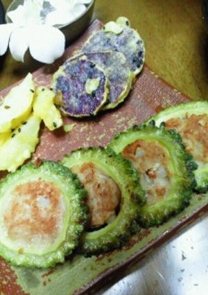 簡単だけど豪華！ゴーヤーバーグ！-レシピのメイン写真