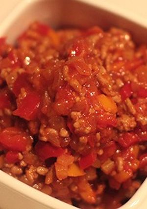 ：野菜たっぷり具だくさんミートソース：-レシピのメイン写真