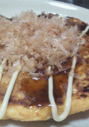 混ぜるだけ★ふわふわ豆腐のお好み焼き-レシピのメイン写真