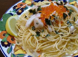 魚貝のたらこ・うにあえスパゲッティ♪-レシピのメイン写真