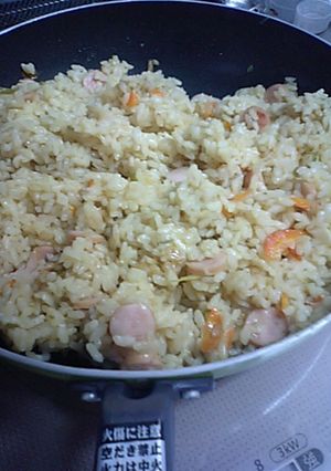 フライパンｄｅカレーピラフ-レシピのメイン写真