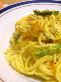 かぼちゃとツナのクリームパスタ♬-レシピのメイン写真