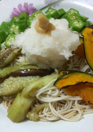 夏バテ解消！夏野菜そうめん★-レシピのメイン写真