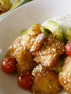 おうちカフェ チキンアボカドプレート-レシピのメイン写真