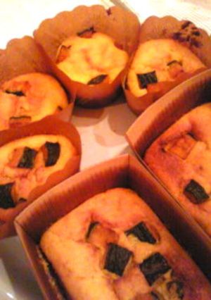 混ぜるだけ！かぼちゃのしっとり豆腐ケーキ-レシピのメイン写真