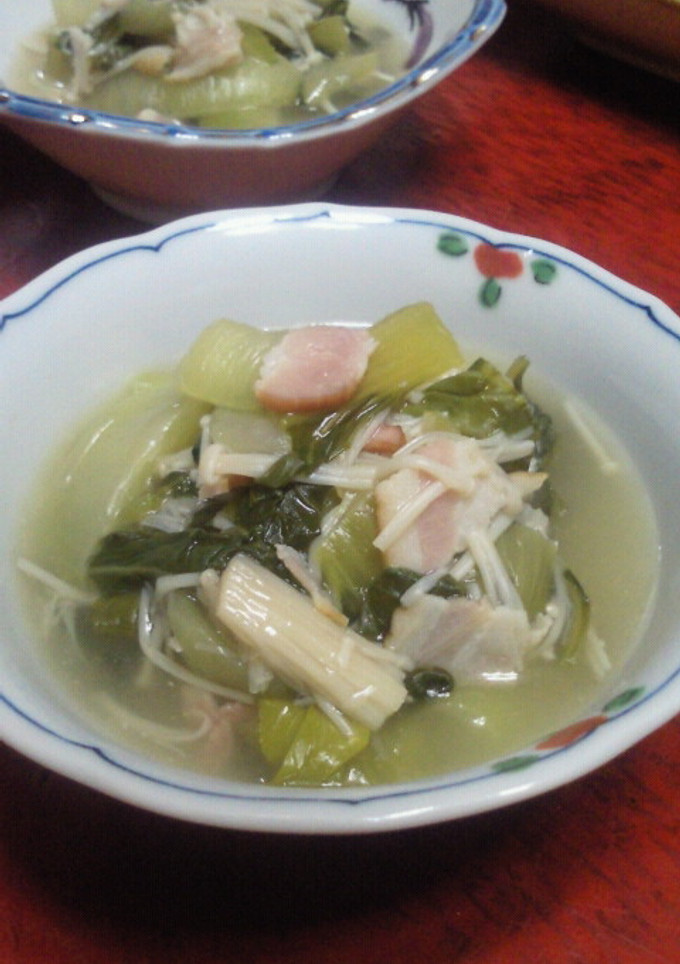 青梗菜とエノキの炊いたん-レシピのメイン写真