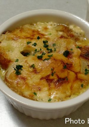 うちのオニオングラタンスープ（＾＾！-レシピのメイン写真