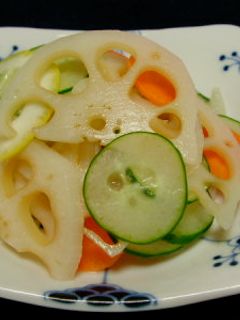 シャキッと爽やか♪レンコンのレモンマリネ-レシピのメイン写真