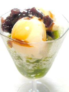 抹茶かき氷パフェ-レシピのメイン写真
