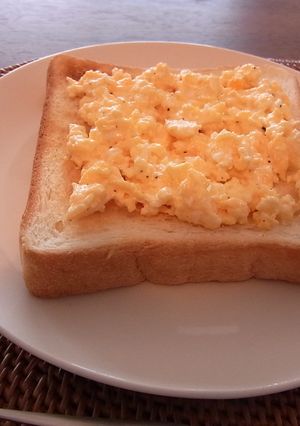 簡単ふわふわ卵トースト-レシピのメイン写真