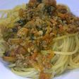 ヘルシー!ラグーソースのパスタ