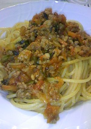 ヘルシー！ラグーソースのパスタ-レシピのメイン写真