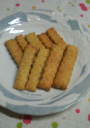 おからパウダーで☆ポリポリチーズクッキー-レシピのメイン写真