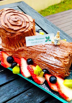 ブッシュドノエル★クリスマスケーキに♪-レシピのメイン写真