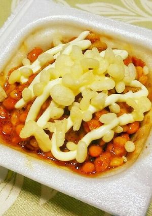 納豆焼き！？みたいな納豆の食べ方-レシピのメイン写真