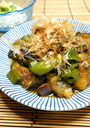 なすと甘長ピーマンのおかか煮-レシピのメイン写真