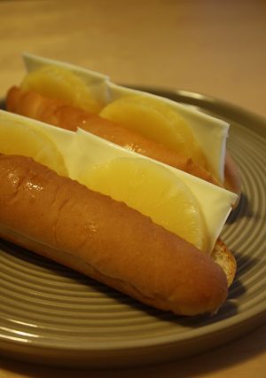 給食パインチーズパン-レシピのメイン写真
