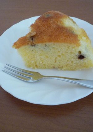 簡単♪ラムレーズンの炊飯器ケーキ♪-レシピのメイン写真