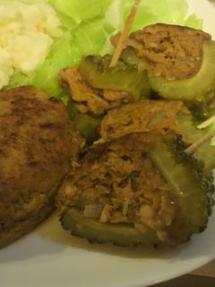ゴーヤの肉詰め★★★-レシピのメイン写真