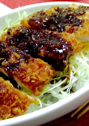 カツはこう食す！我が家の絶品ソースカツ丼-レシピのメイン写真