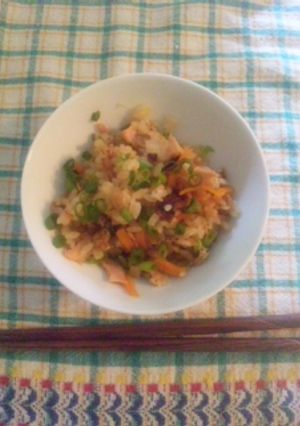 鮭の炊き込みごはん-レシピのメイン写真