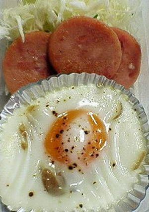 アルミカップdeたまごとじ　お弁当に-レシピのメイン写真