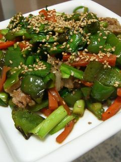 ピーマン野菜炒めヽ(*´ω`)ノ゙-レシピのメイン写真