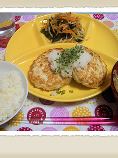 ☆☆鶏ひき肉で!豆腐ハンバーグ☆☆-レシピのメイン写真