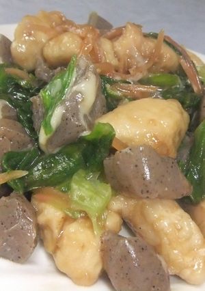 鶏とこんにゃくの味噌チーズ-レシピのメイン写真