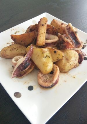イカとポテトのアンチョビソテー-レシピのメイン写真