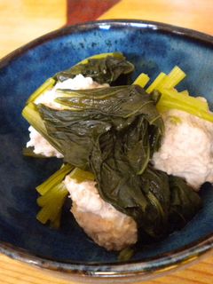 鶏団子と小松菜の炊いたん-レシピのメイン写真