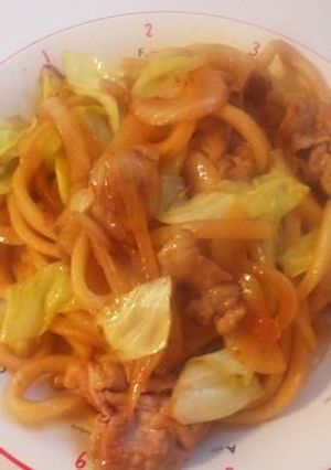 バター醤油で焼きうどん-レシピのメイン写真