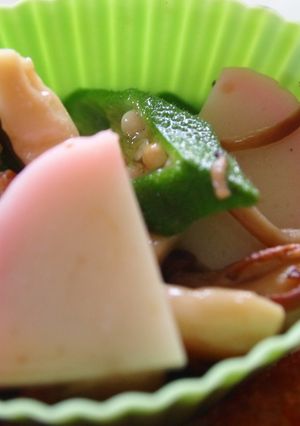 カンタン！しめじとおくらのさっぱり和え-レシピのメイン写真