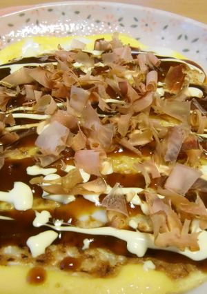 フライパンで作る お好み焼き-レシピのメイン写真