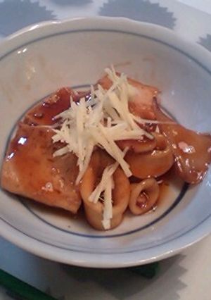 いかと豆腐の炊いたん♪-レシピのメイン写真