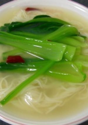 ピリ辛鶏がらスープのそうめん-レシピのメイン写真