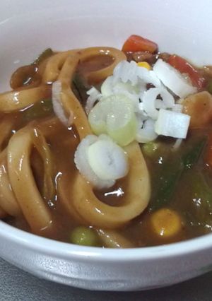 肉じゃがをリメイク＊カレーうどん＊-レシピのメイン写真
