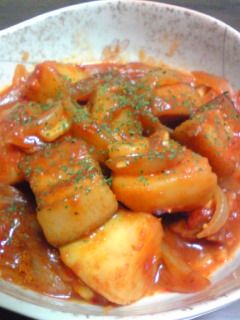 簡単☆ベーコンとポテトのトマト煮込み☆-レシピのメイン写真