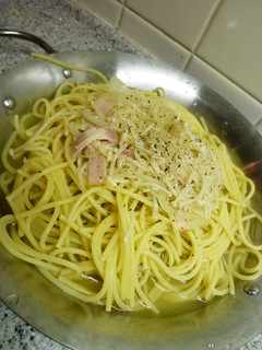 簡単!えのきとベーコンのスープパスタ-レシピのメイン写真