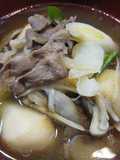 山形の芋煮☆牛肉・醤油味