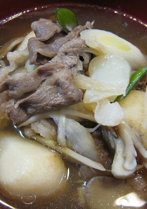 山形の芋煮☆牛肉・醤油味-レシピのメイン写真