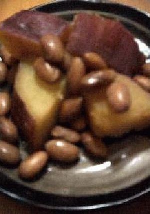 さつま芋＋ウズラ豆のいとこ煮-レシピのメイン写真