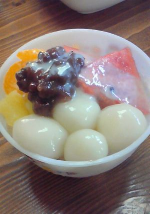 ♬白玉とあんこと練乳の台湾風かき氷♬-レシピのメイン写真