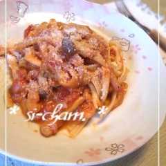 รูปของ 牛乳でお手軽★海老トマトクリームパスタ♬