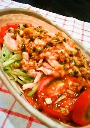 蒸し鶏★ねぎソース-レシピのメイン写真