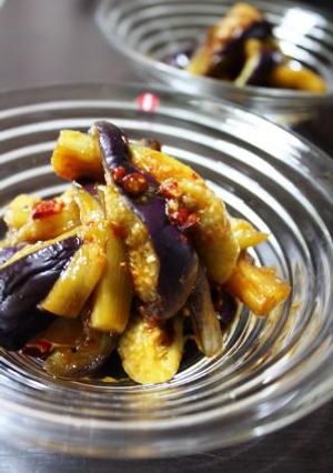 レンジで蒸し茄子のさっぱり中華和え-レシピのメイン写真