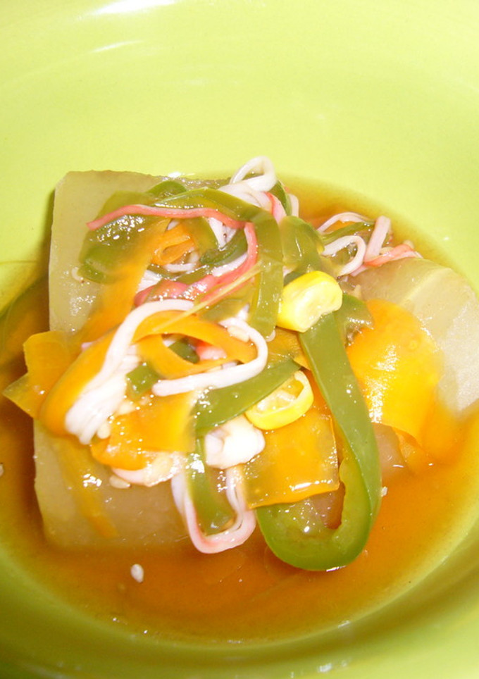 冬瓜のとろ～り野菜あんかけ-レシピのメイン写真